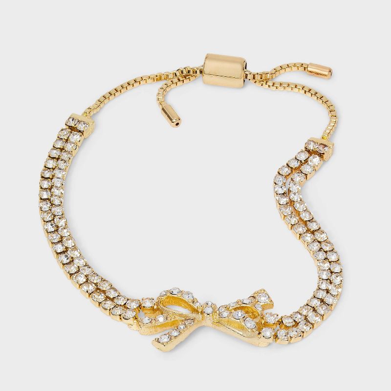 SUGARFIX by BaubleBar Bow You Didn't Bracelet - Gold