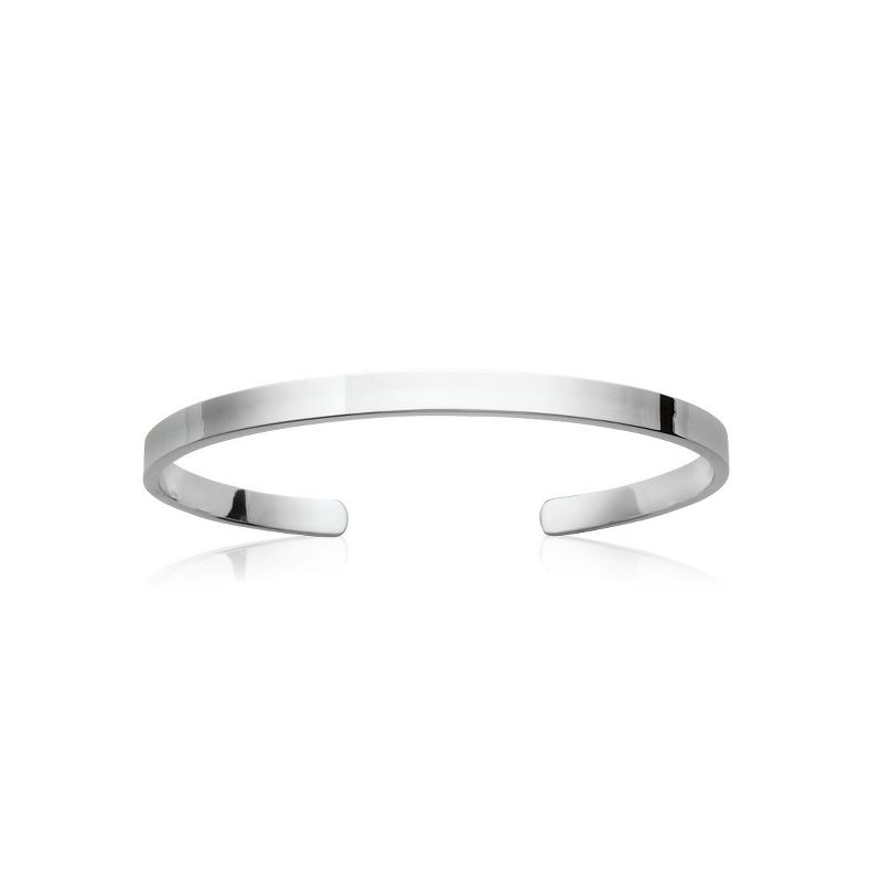 Saint Roman Classic Sterling Silver Bangle Minimalist Design